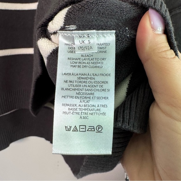 Free People Paulie Stripe Turtleneck Sweater size small - Picture 8 of 9